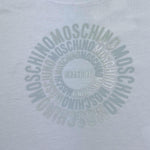 Moschino T-Shirt Girocollo Tinta Unita con Stampa per Bambina HDM070 BIANCO MOSCHINO 