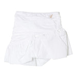 Miss Blumarine Gonna Tinta Unita con Zip per Bambina IA4083 BIANCO MISS BLUMARINE 