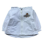 Moschino Giubbino Tinta Unita con Zip E Cappuccio per Neonato MUS033 BIANCO MOSCHINO 