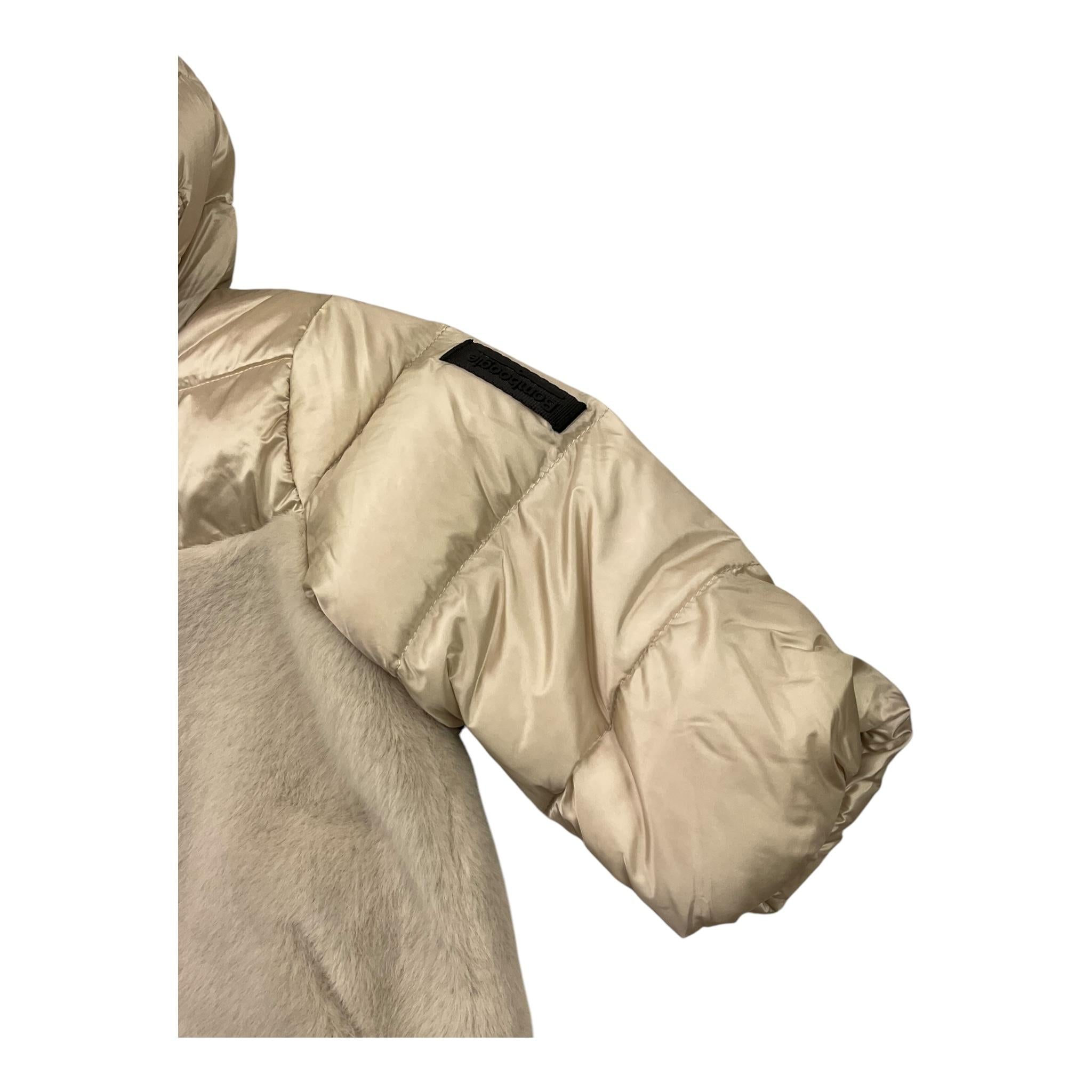 BOMBOOGIE giubbino tinta unita cn cappuccio e pelliccia Beige per Neonata 8836 BEIGE BOMBOOGIE 