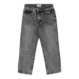 MOSCHINO jeans tinta unita con 5 tasche Nero per Bambina HAP069 NERO MOSCHINO 