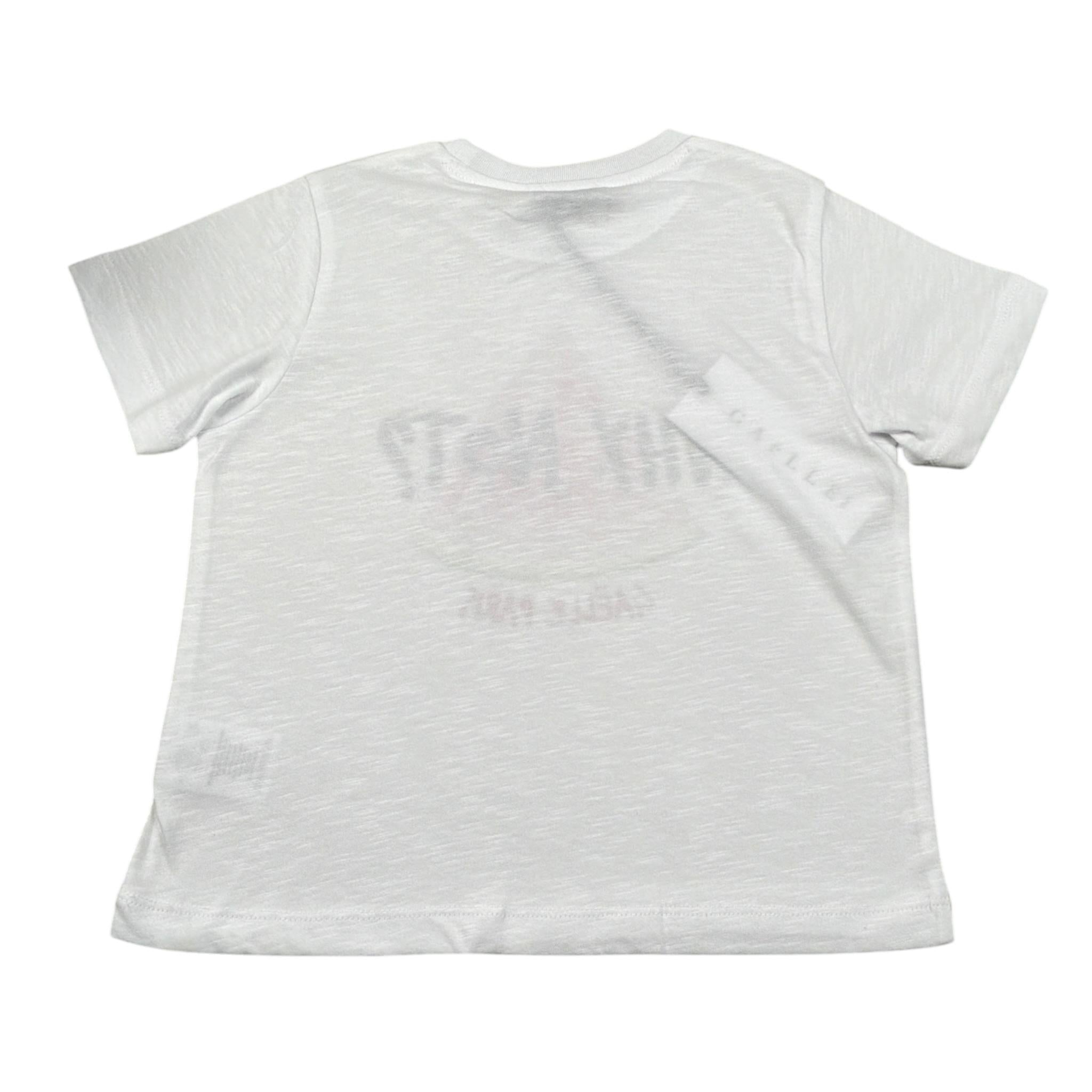 Gaelle T-Shirt tinta unita con Stampa Bianco per Bambina 2746M00481 BIANCO GAELLE 