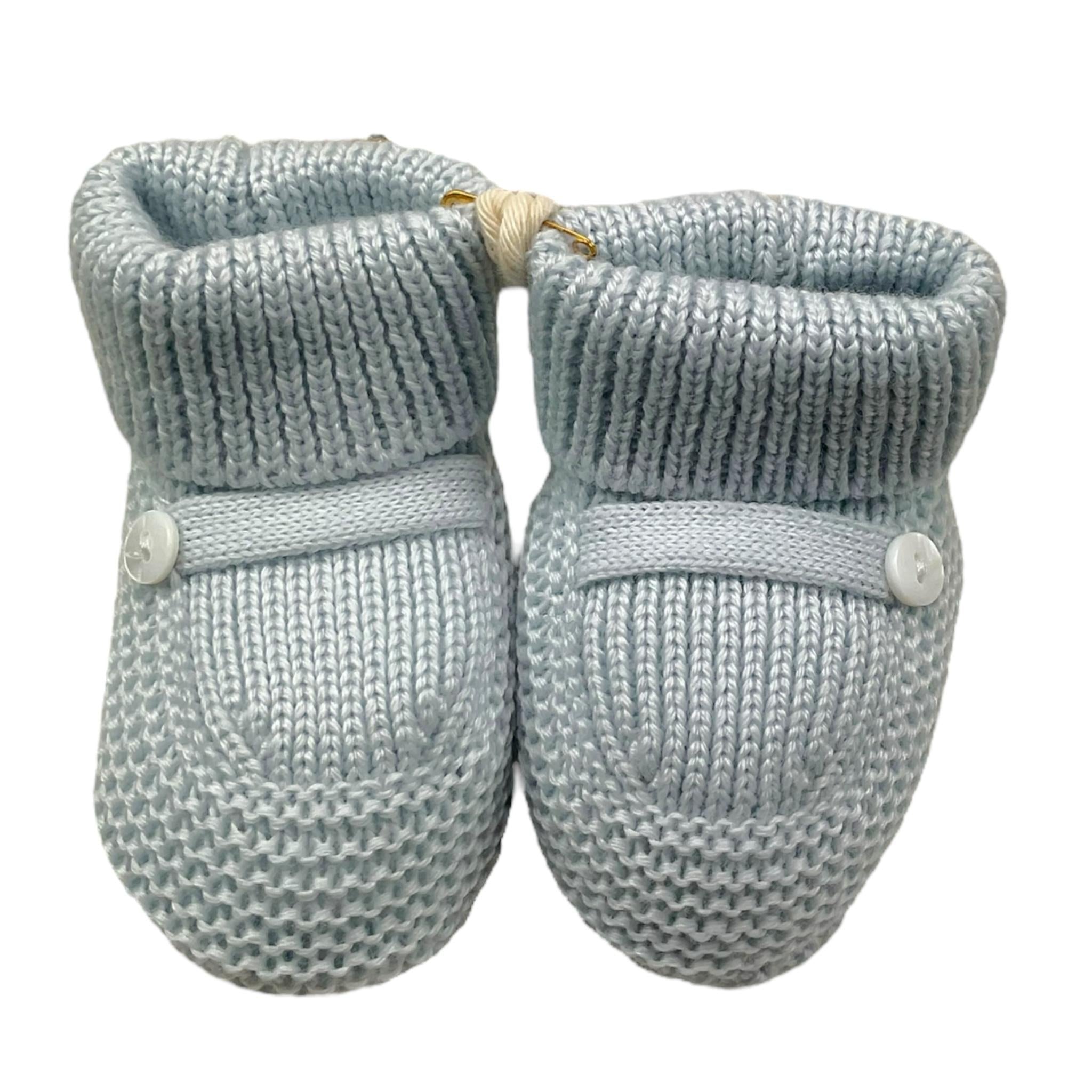 LITTLE BEAR babbucce tinta unita Azzurro per Neonato 5110 AZZURRO LITTLE BEAR 