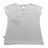 Magil T-Shirt Girocollo tinta unita con Stampe Bianco per Neonata FN26167N BIANCO MAGIL 
