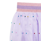 Stella Mccartney Gonna In Tulle Tinta Unita con Brillantini per Neonata TW7B21N LILLA STELLA McCARTNEY 