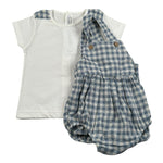 Calamaro Completo 2 Pezzi T-Shirt-Pagliaccetto per Neonato 11127 BIANCO CALAMARO 