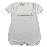 Paz Rodriguez Pagliaccetto Mezza Manica Tinta Unita per Neonato 005122715 BIANCO PAZ RODRIGUEZ 