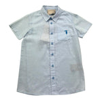 Trussardi Completo 2 Pezzi Camicia-Bermuda Tinta Unita per Bambino TBP26019CL AZZURRO TRUSSARDI 