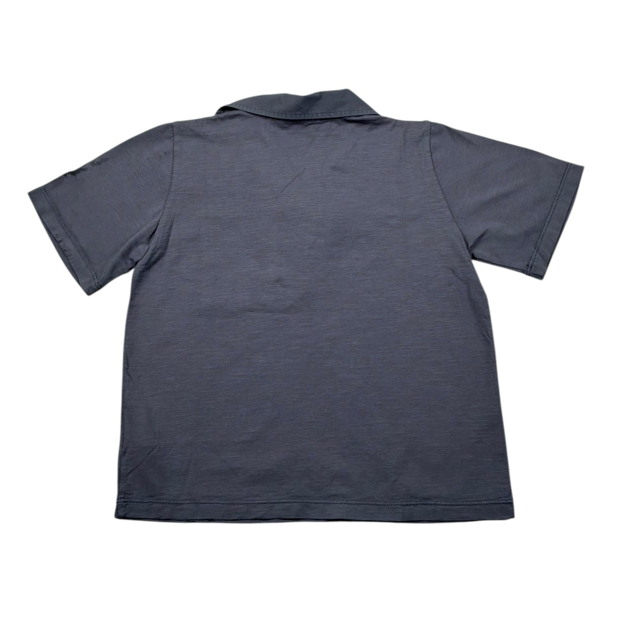 Zhoe & Tobiah Polo Mezza Manica Tinta Unita per Bambino BSE18MJ GRIGIO ZHOE & TOBIAH 