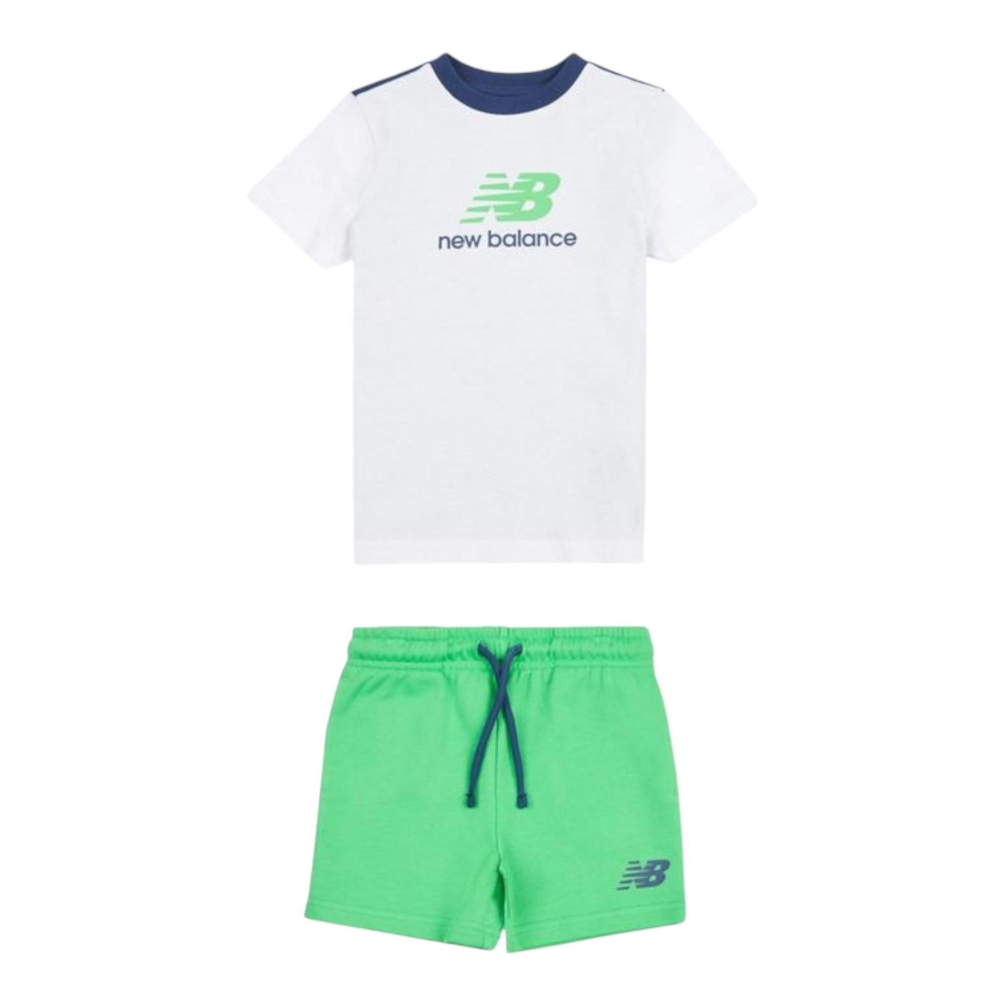 New Balance Completo 2 Pezzi T-Shirt-Bermuda per Neonato LAKB0208 MULTICOLOR NEW BALANCE 