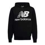 New Balance Felpa Chiusa con Cappuccio Tinta Unita con Logo per Bambino LAKB0062 NERO NEW BALANCE 