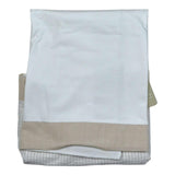 Lalalu' Coperta tinta unita con Stampa Bianco per Neonato COL2G BIANCO LALALU' 