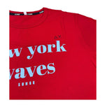 Sun68 T-Shirt Girocollo Tinta Unita con Stampa per Neonato T32305 ROSSO SUN68 