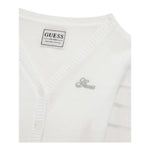 Guess Cardigan Tinta Unita con Trasparenze per Bambina K4RR03Z3CJ0 BIANCO GUESS 