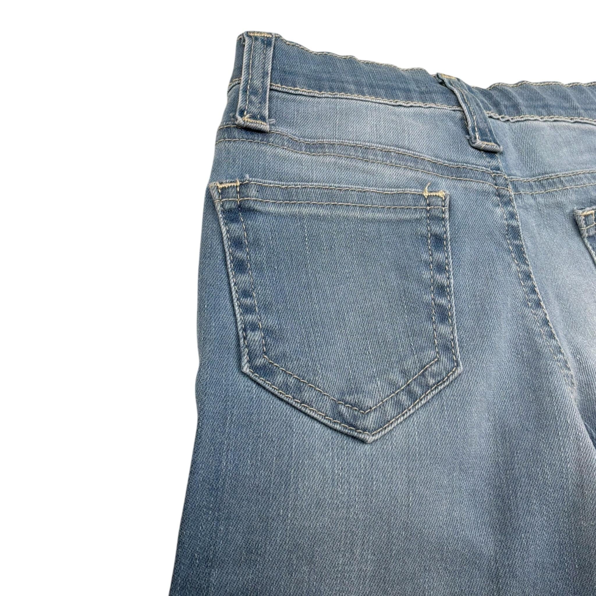 M+E' Jeans Tinta Unita Modello Palazzo per Bambina UE1706NX AZZURRO M+E' 