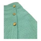 Janice Short Tinta Unita Modello Gonna per Bambina JN521R VERDE ACQUA JANICE 