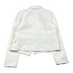 Kaos Giacca Tinta Unita con Applicazione per Bambina KS114 BIANCO KAOS 