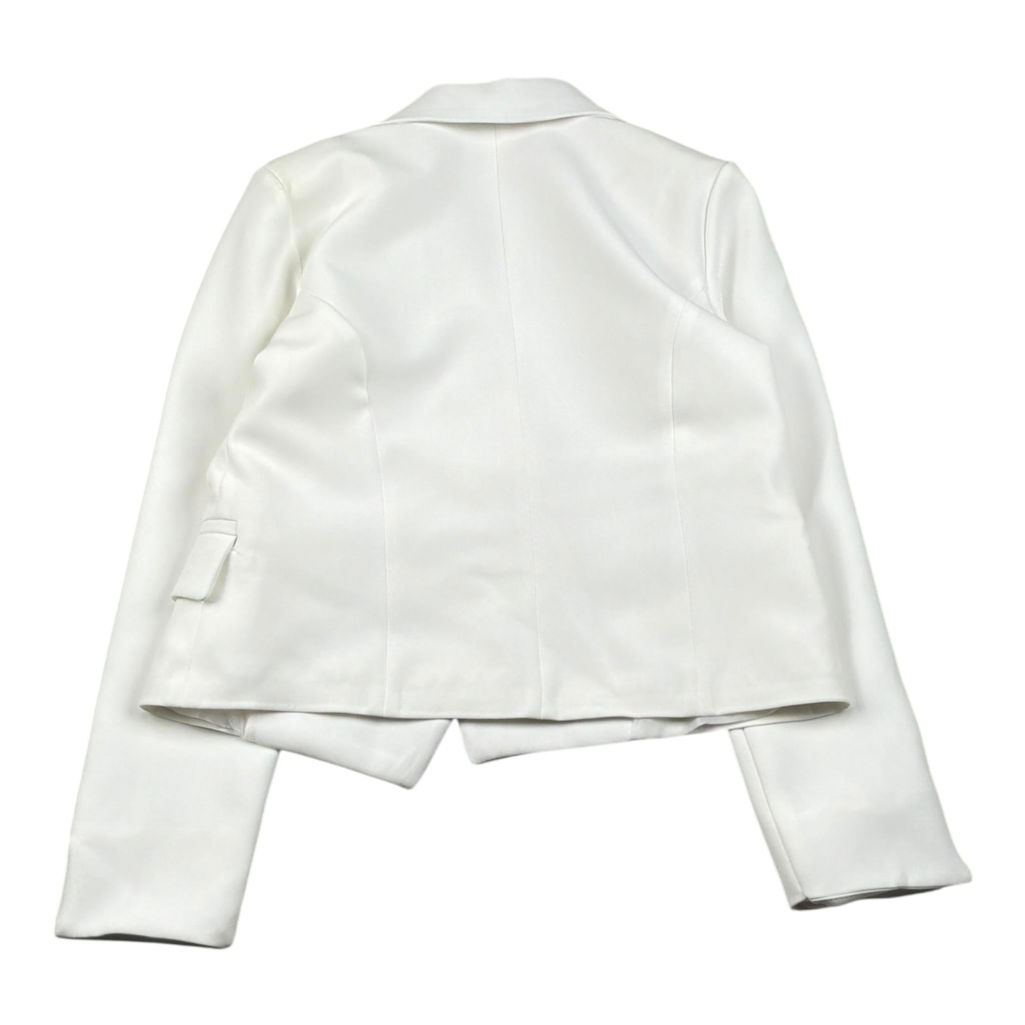 Kaos Giacca Tinta Unita con Applicazione per Bambina KS114 BIANCO KAOS 