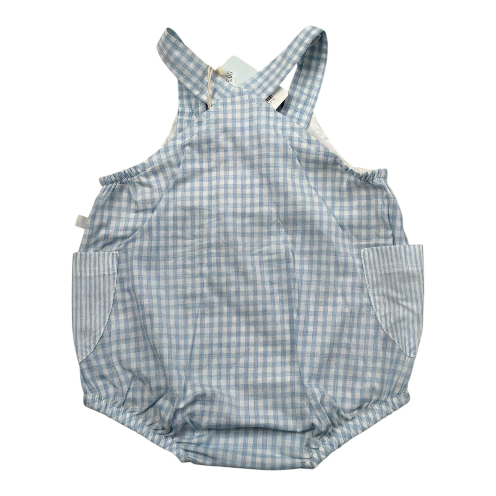 Laranjinha Pagliaccetto Tinta Unita con Fantasia per Neonato 92984V5769R73 BIANCO LARANJINHA 