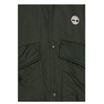 Timberland Smanicato Tinta Unita con Logo per Bambino T60480 VERDE TIMBERLAND 