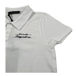 Daniele Alessandrini Polo Mezza Manica Tinta Unita con Logo per Bambino 1296MP00209J BIANCO DANIELE ALESSANDRINI 
