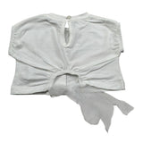 M+E' T-Shirt Girocollo tinta unita con Brillantini Bianco per Neonata UE1821 BIANCO M+E' 