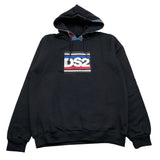 DROPSEASON2 felpa chiusa con cappuccio tinta unita con profili maniche logate Nero per Bambino FW242K42 NERO DROPSEASON2 