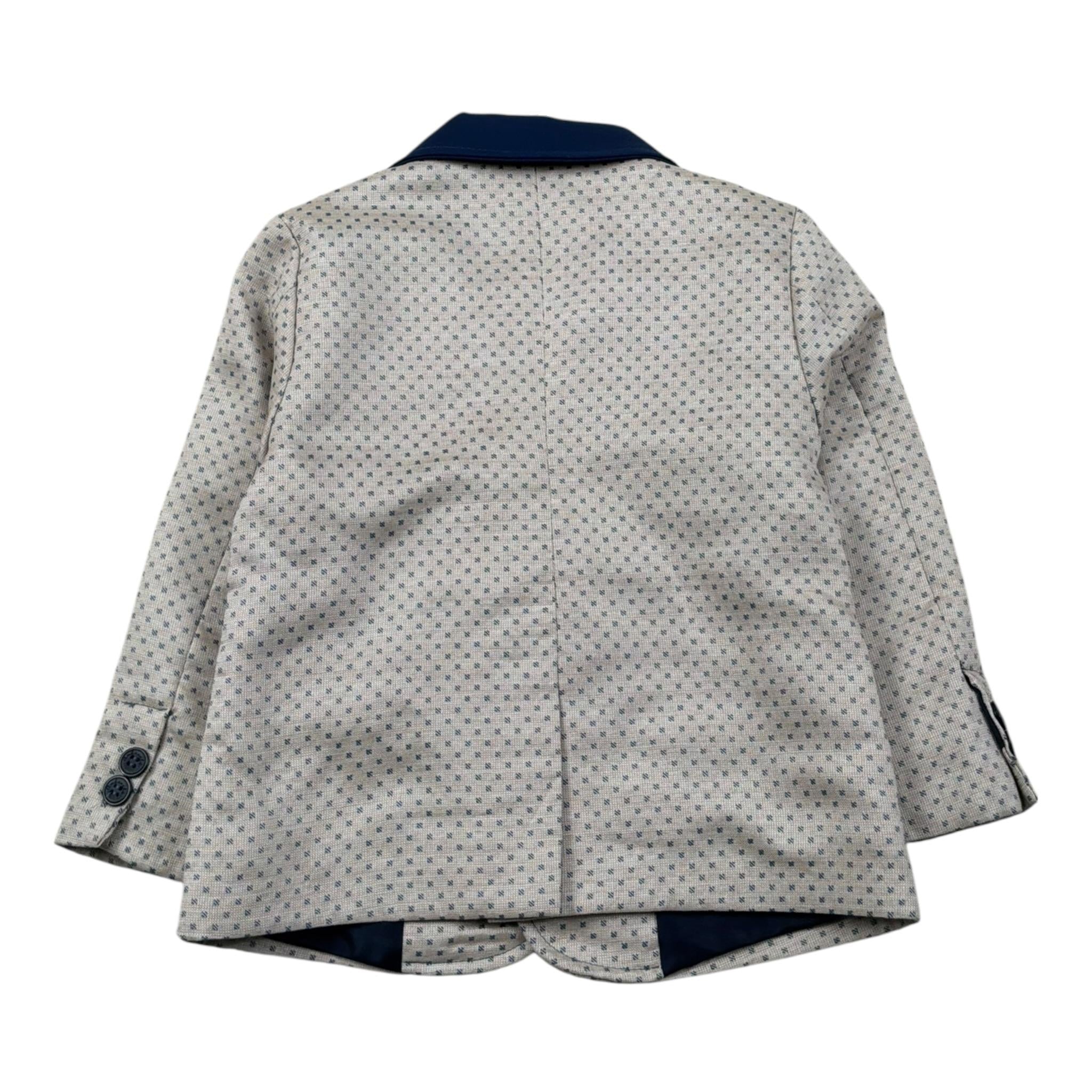 Ambaraba Giacca Tinta Unita Microfantasia per Neonato FM32060 BEIGE AMBARABA 