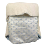 LA STUPENDERIA sacco nanna bicolore con applicazione Bianco/azzurro per Neonato TBAC01 BIANCO/AZZURRO LA STUPENDERIA 