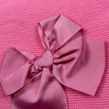 Cnd Coperta Tinta Unita con Fiocco per Neonata 55725010 FUXIA CND 