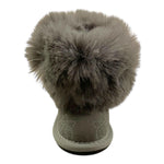 MONNALISA stivali tinta unita con pelliccia Grigio per Neonata 83B006 GRIGIO MONNALISA 