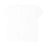 Moschino T-Shirt Girocollo Tinta Unita con Stampa per Neonata MDM03M BIANCO MOSCHINO 