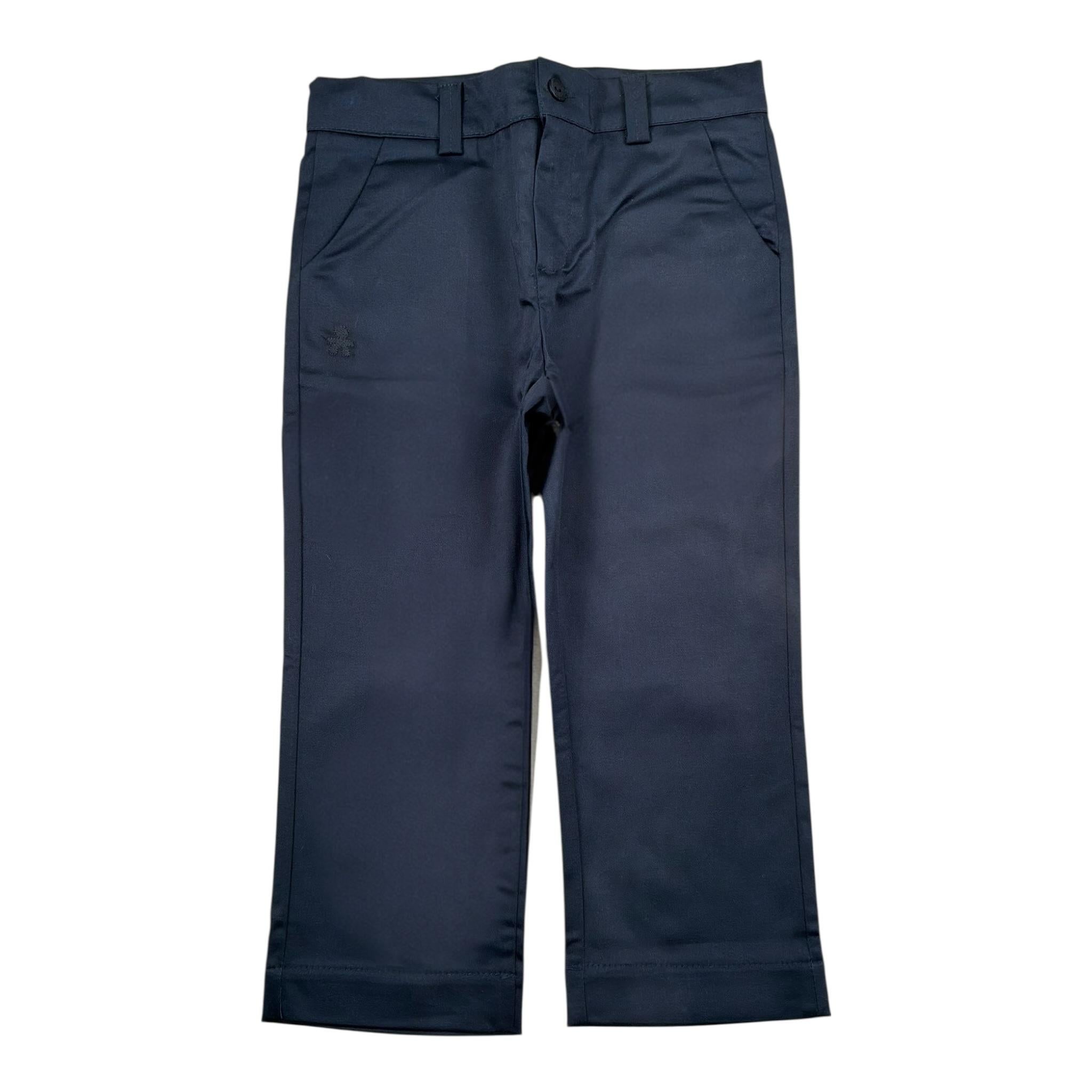Le Bebe' Pantalone tinta unita con Girovita Regolabile Blu per Neonato LBB3674 BLU LE BEBE' 
