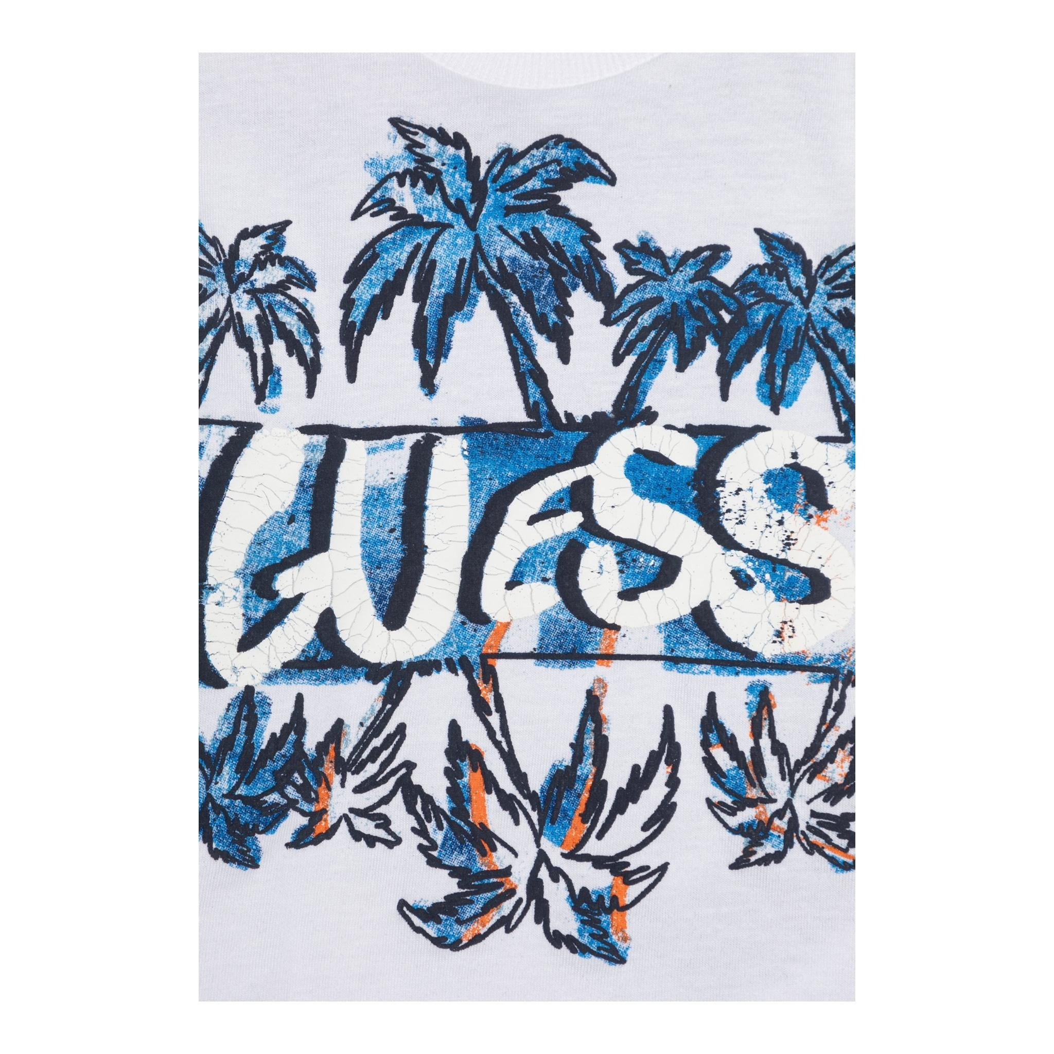 Guess Completo 2 Pezzi Tinta Unita T-Shirt-Bermuda per Bambino N5GG13K8HM4 BIANCO GUESS 