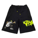 Disclaimer Bermuda Tinta Unita con Logo per Bambino 25EDK58420 NERO DISCLAIMER 