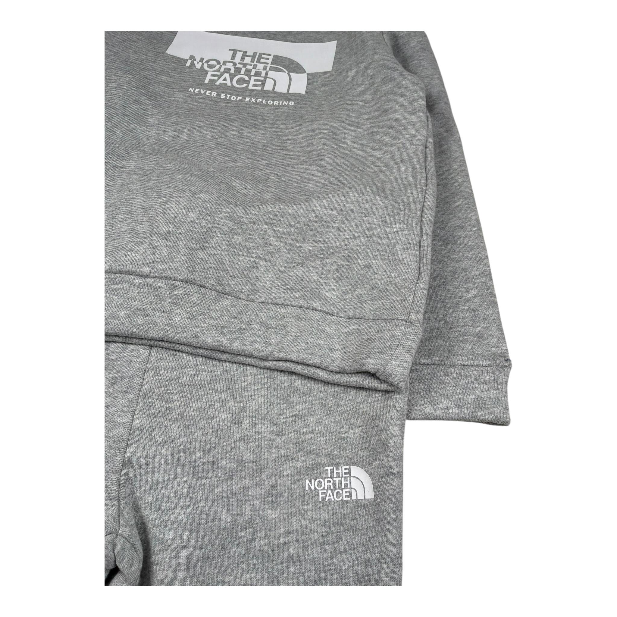 The North Face Completo 2 Pezzi Felpa-Pantalone Tinta Unita per Bambino NF0A7X5KDYX GRIGIO THE NORTH FACE 