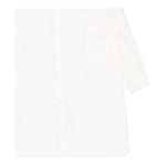 Dou Dou Camicia Tinta Unita Manica Lunga per Bambina DW1A20X BIANCO DOU DOU 