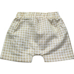 Le Bebe Bermuda Fantasia Quadretti per Neonato LBB5292 GIALLO LE BEBE 