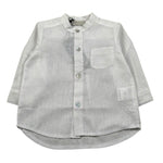 J.O. Milano Camicia Manica Lunga tinta unita Collo Coreano Bianco per Neonato 5768N BIANCO J.O. MILANO 