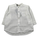 J.O. Milano Camicia Manica Lunga tinta unita Collo Coreano Bianco per Neonato 5768N BIANCO J.O. MILANO 