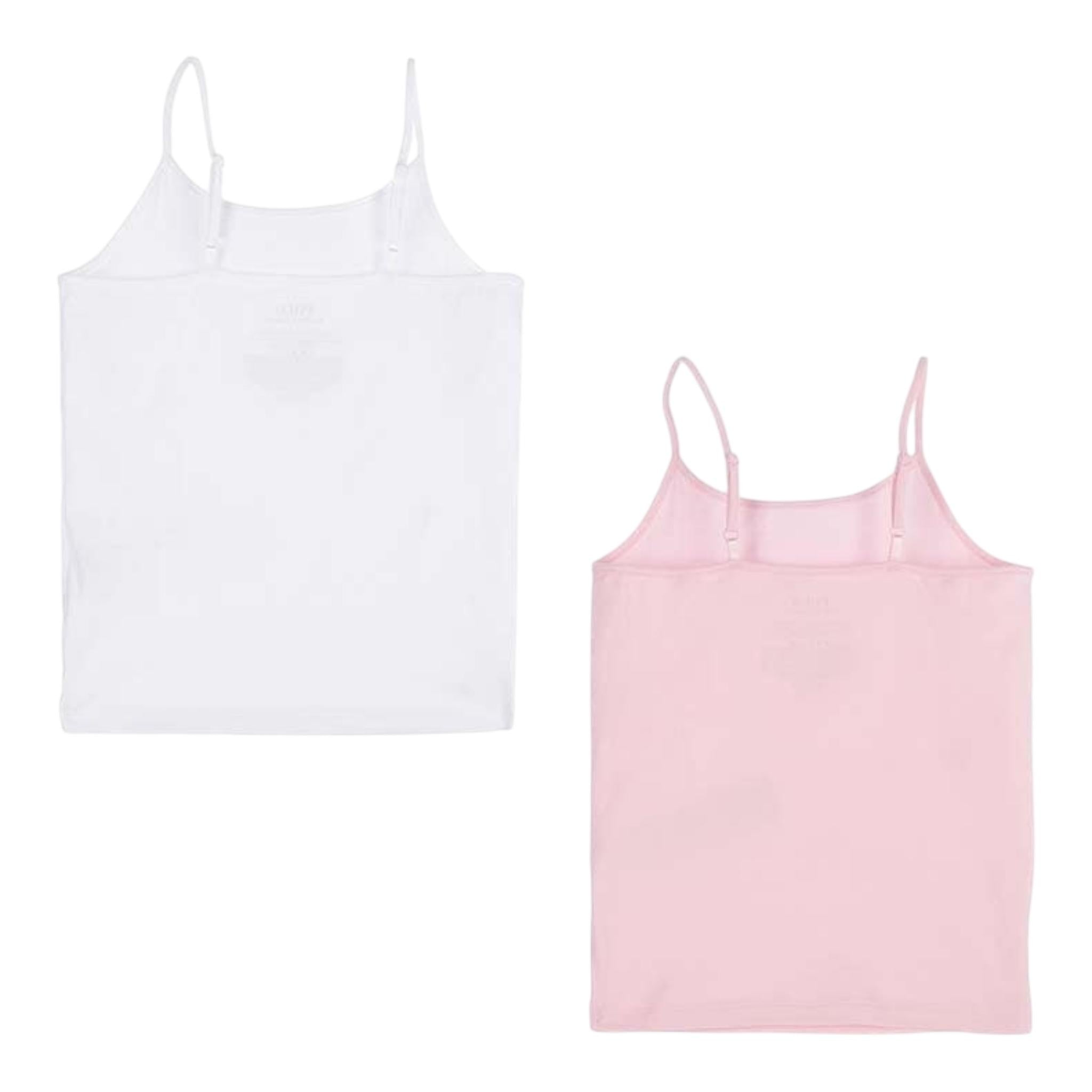 Ralph Lauren Set 2 Canotte Bicolore per Bambina 4P5000 BIANCO/ROSA RALPH LAUREN 