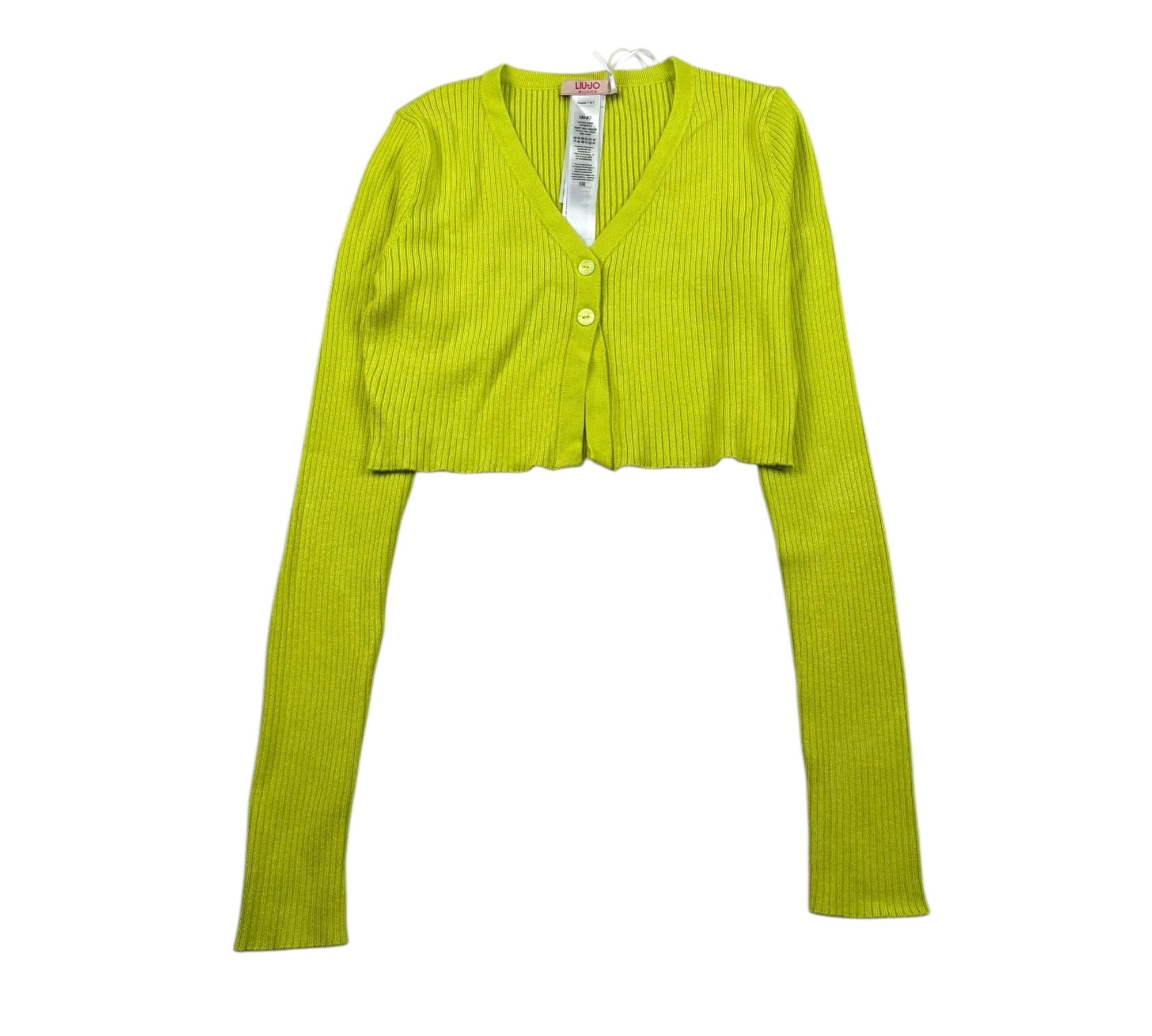 Liu Jo Coprispalle Tinta Unita con Bottoni per Bambina GA5040XX VERDE LIU JO 