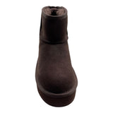 UGG stivaletti tinta unita con pelliccia Marrone per Bambina 1143700K MARRONE UGG 