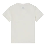 Dou Dou T-Shirt Girocollo Tinta Unita con Stampa per Bambina DW8P81 BIANCO DOU DOU 