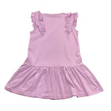 Liu Jo Abito Tinta Unita Giromanica con Brillantini per Bambina KA5091 LILLA LIU JO 