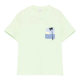 Il Gufo T-Shirt Girocollo Tinta Unita con Stampa per Bambino P25TS468MF001J VERDE IL GUFO 
