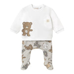Mayoral Completo 2 Pezzi Shirt-Ghettina per Neonato 1559 BIANCO/BEIGE MAYORAL 