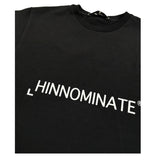 Hinnominate T-Shirt Girocollo Tinta Unita con Stampa per Bambino 3636M00012 NERO HINNOMINATE 