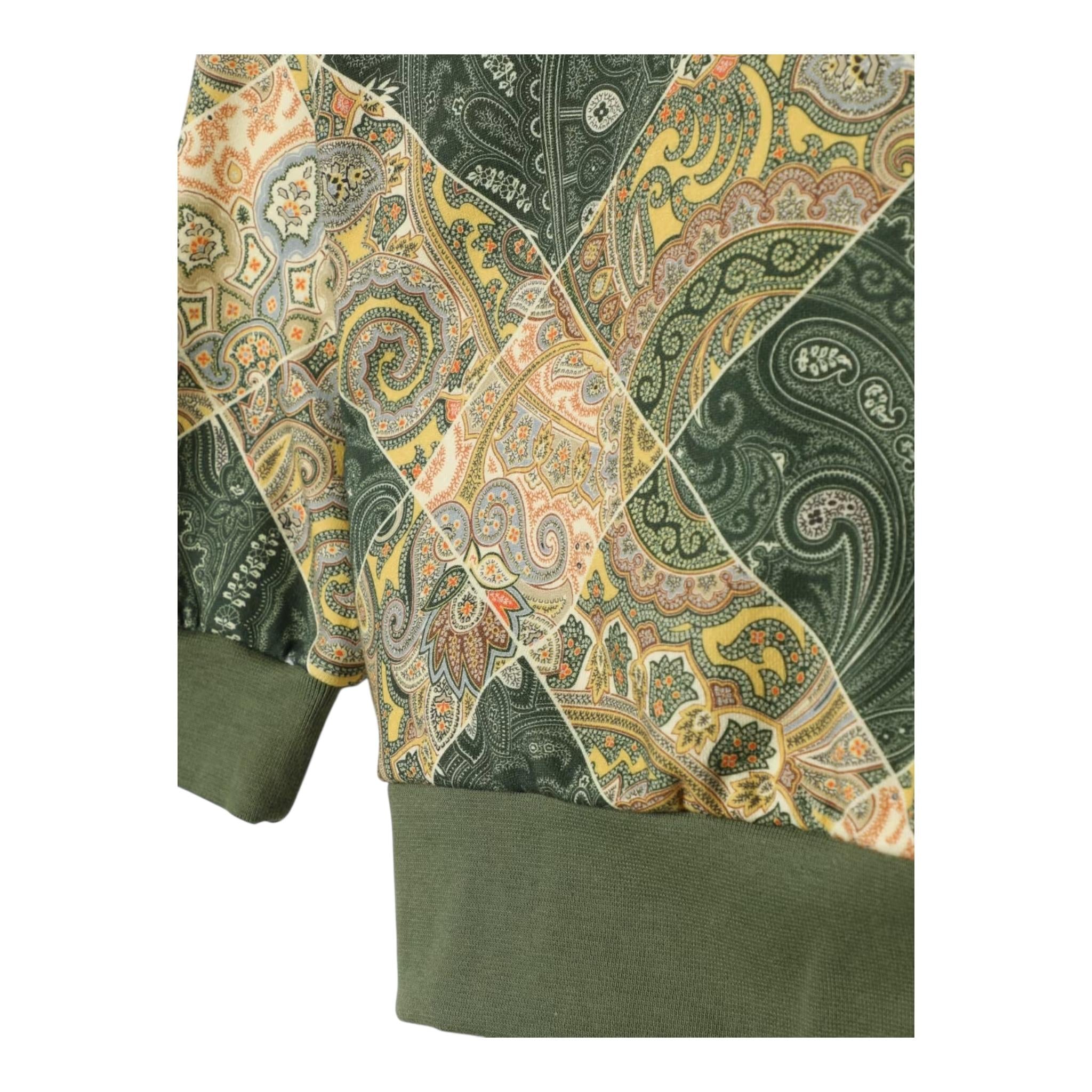 ETRO felpa tinta unita con fantasia  Verde per Bambino GV4P00 VERDE ETRO 