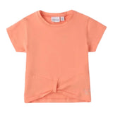 Sarabanda T-Shirt Tinta Unita Girocollo per Neonata 0B317N PESCA SARABANDA 